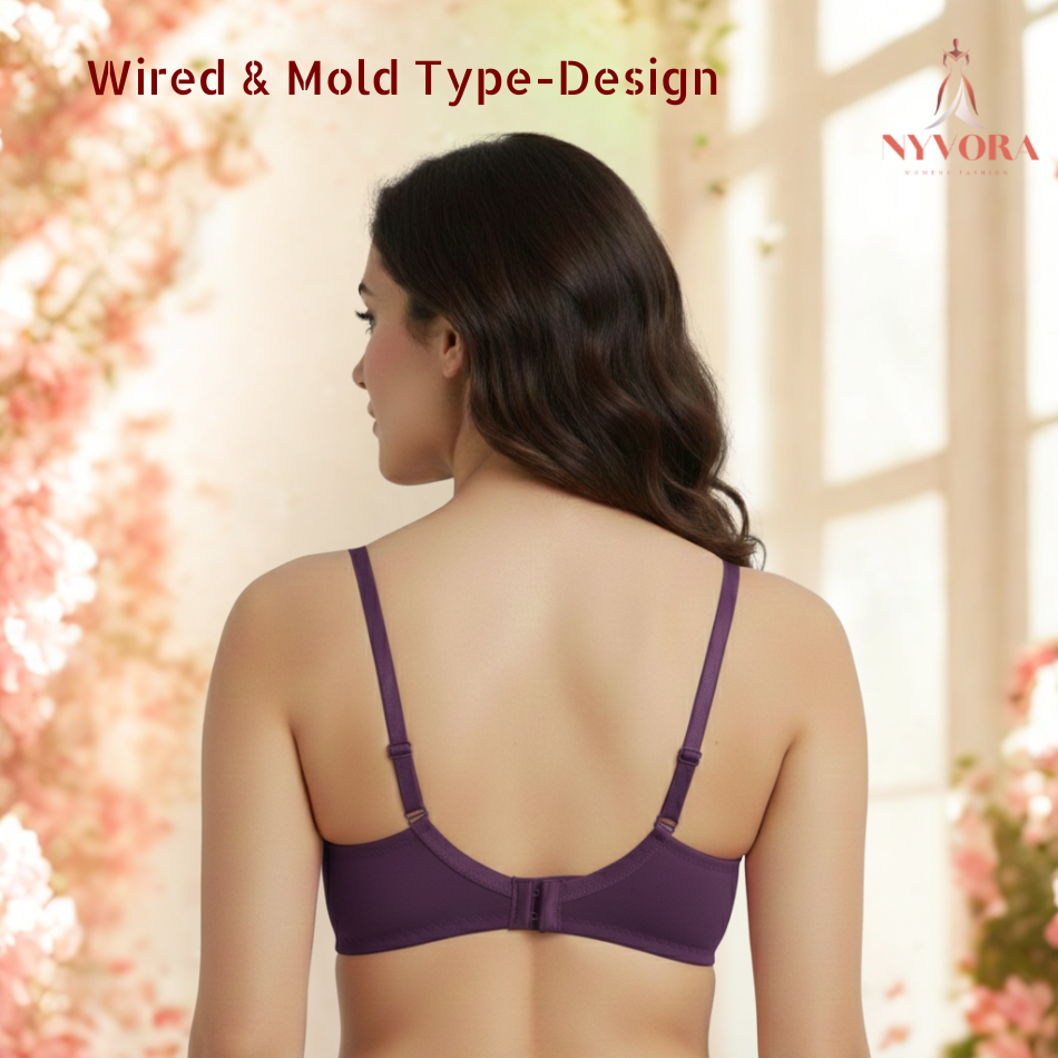 Nyvora ShapeEase Women’s Moulded Everyday Bra