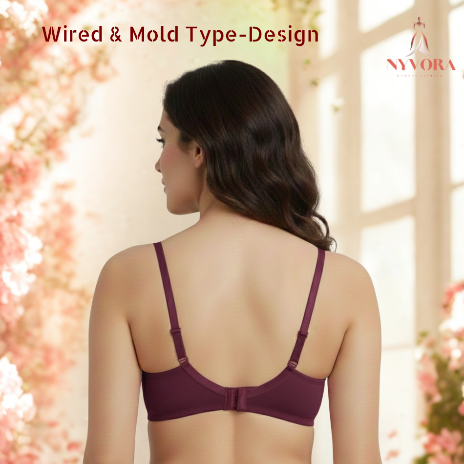 Nyvora ShapeEase Women’s Moulded Everyday Bra