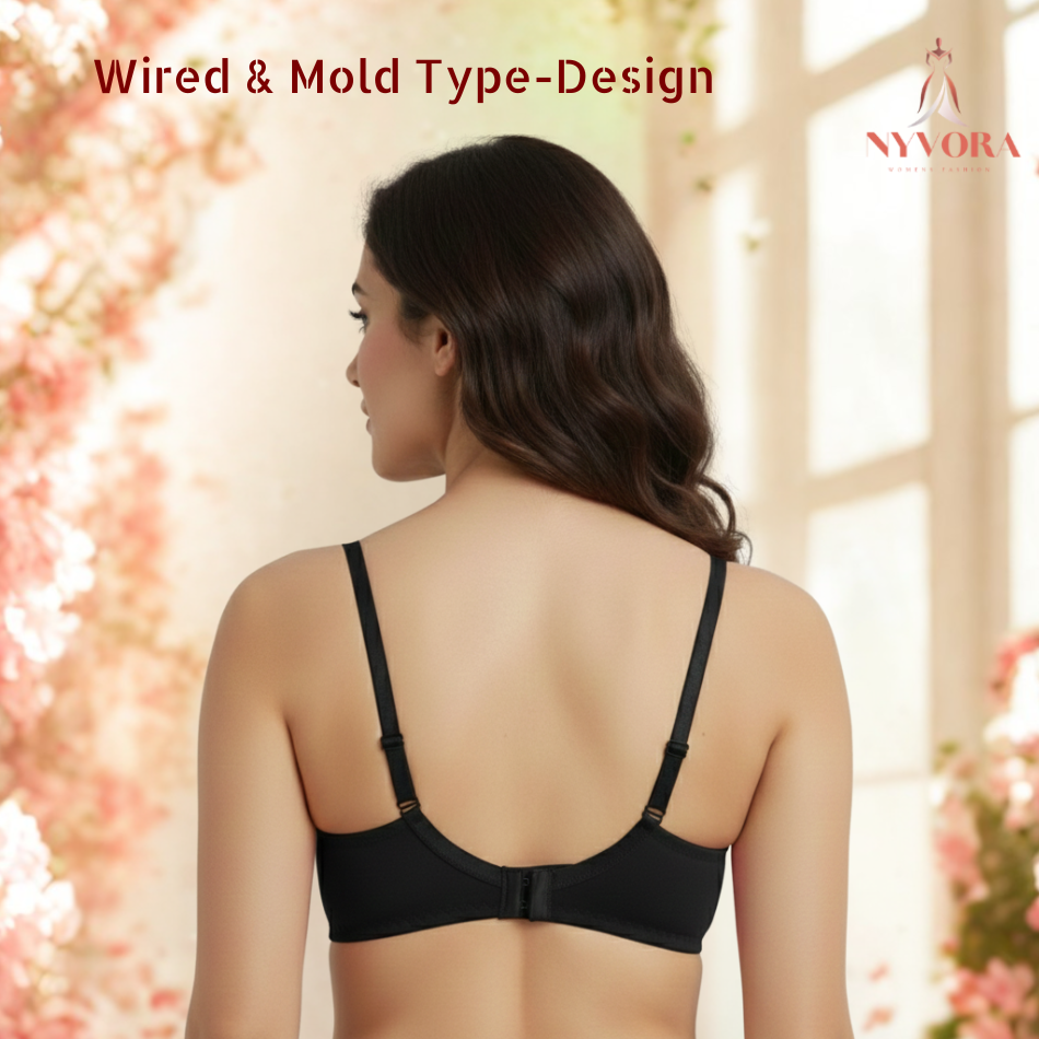 Nyvora ShapeEase Women’s Moulded Everyday Bra