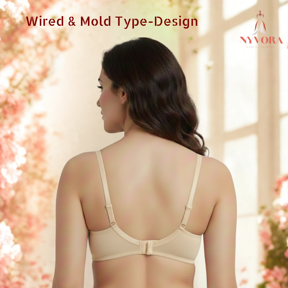 Nyvora ShapeEase Women’s Moulded Everyday Bra