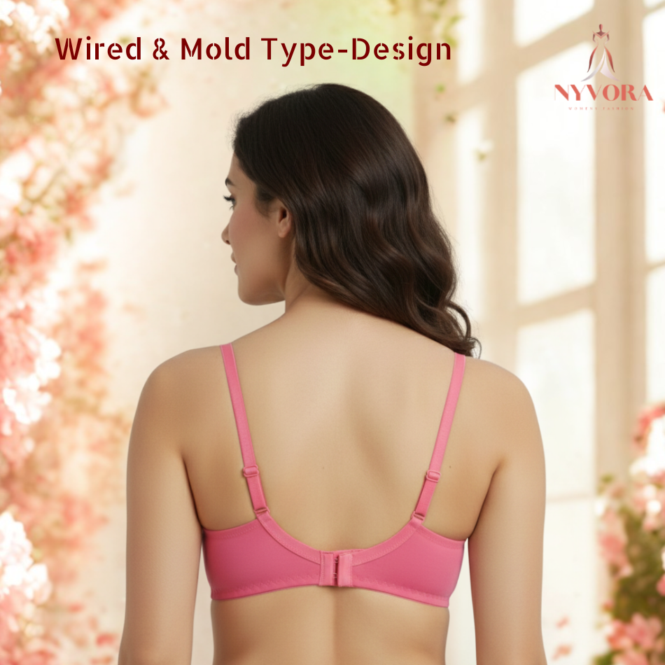 Nyvora ShapeEase Women’s Moulded Everyday Bra