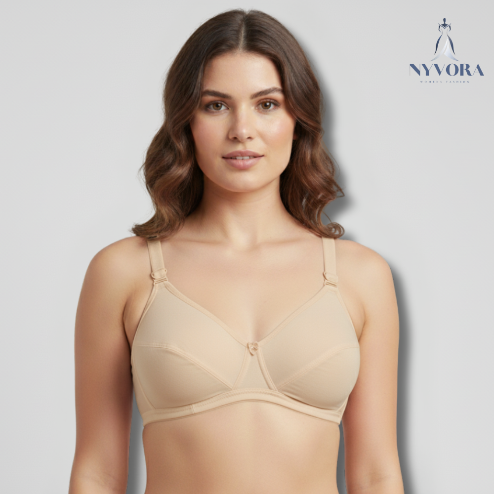 Nyvora ComfortFit Women’s Pure Cotton Everyday Bra